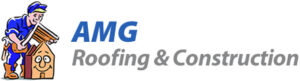amg roofing & construction logo