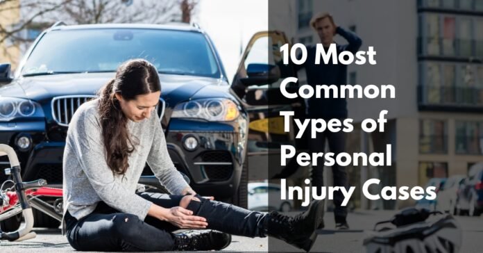 10 Most Common Types of Personal Injury Cases