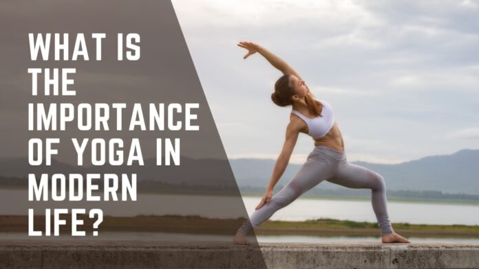 What is the importance of yoga in modern life