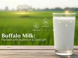 Buffalo Milk Nutrition, Protien & Health Benefits