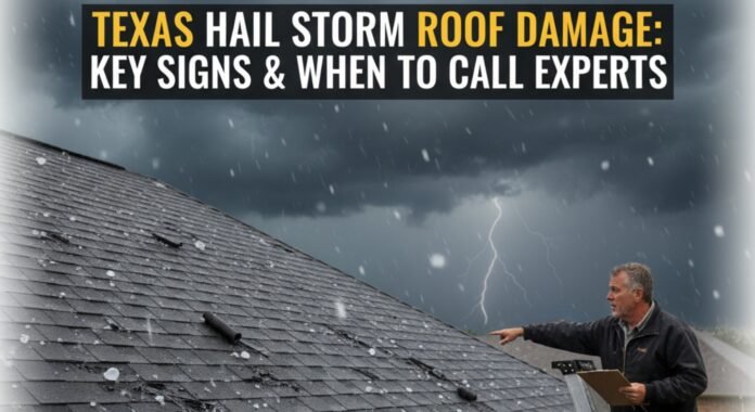 Texas Hail Storm Roof Damage What to Look For and When to Call Professionals