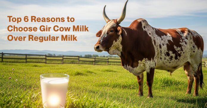 Top 6 Reasons to Choose Gir Cow Milk Over Regular Milk