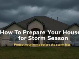 How To Prepare Your House for Storm Season