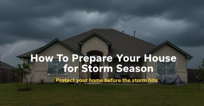 How To Prepare Your House for Storm Season